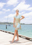 Orientique Patchwork Dress in ALGARVE Print (#20008)