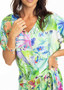 Escape by OQ RAYON S/S Top in DARCIE Print (#72492)