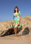 Escape by OQ RAYON SHIFT DRESS in SKYE Print (#30115)