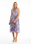 Orientique S'less Cotton Boho Midi Dress in RADHANGAR Print (#81294)