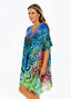 Claire Powell MODAL SHORT KAFTAN DRESS - AVES PRINT Claire Powell MODAL SHORT KAFTAN DRESS - AVES PRINT