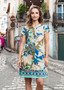 Orientique Patchwork Dress in PLAYA BRAVA Print  (#81344) Orientique Patchwork Dress in PLAYA BRAVA Print  (#81344)