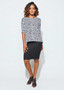 LOU LOU STELLA SLOUCH PRINTED TEE - ONE SIZE in Black Leopard LOU LOU STELLA SLOUCH PRINTED TEE - ONE SIZE in Black Leopard