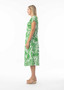 Orientique cap Sleeve Layer Dress in SURINAME GREEN Print (#40172) Orientique cap Sleeve Layer Dress in SURINAME GREEN Print (#40172)
