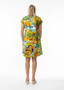 Orientique Reversible S/S Shift Dress in GUATEMALA Print (#30167)