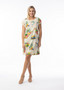 Orientique Reversible S/S Shift Dress in GUATEMALA Print (#30167)