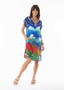Escape by OQ RAYON Shift Dress in ARABIAN NIGHTS Print (#30142) Escape by OQ RAYON Shift Dress in ARABIAN NIGHTS Print (#30142)