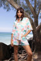 Escape by OQ SHORTS in CORAL Print (#8638) Escape by OQ SHORTS in CORAL Print (#8638)