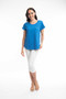 ORIENTIQUE  ESSENTIALS COTTON TEE TOP (#6207)