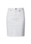 VERGE LEVEL SKIRT IN WHITE