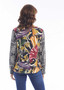 Escape by OQ Long Sleeve cotton blend Printed Tee (#92162) in TENERIFE Print