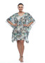 CP MODAL SHORT KAFTAN - ZEBRA  PRINT