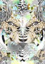 CP MODAL SHORT KAFTAN - ZEBRA  PRINT