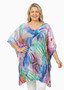 Claire Powell SHORT KAFTAN DRESS in OASIS Print