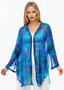 Claire Powell Chiffon Kimono in REEF Print
