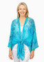 Claire Powell Chiffon Kimono in SERENITY  Print