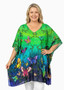 Claire Powell SHORT KAFTAN DRESS in FLUTTER Print
