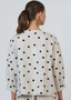 Naturals by Olive et Julie Elbow Sleeve Top in POPPY SEED Print (#GA674)