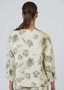 Naturals by Olive et Julie Elbow Sleeve Top in PATINA PEARLS Print (#GA674)