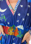 Escape by OQ Rayon Shirred Waist Dress in ARABIAN Nights Print  (#30143)