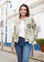 Orientique Cotton Slub Jacket in LIMA OLIVE (#23072)