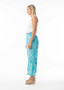 Orientique Wide Legged Pant in MONTEVIDEO AQUA (#16008)