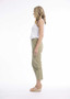Orientique Rivet Capri Pant in KHAKI (#5631)
