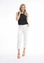 Orientique Rivet Capri Pant in WHITE (#5631)