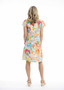Orientique Cotton Patchwork Dress in 50 YRS Travel Print (#21871)