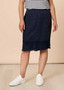 Gordon Smith MIMI Linen Ruffle Hem Skirt (#37383)