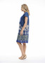 Orientique organic Cotton Pocket Dress in LIBERTE BLUE Print (#40293)