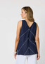 H&V Haven Linen Chevron Cami (#49925)