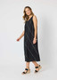 H&V Haven Linen Chevron Dress (#50143)