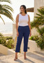 Orientique River Capri Pant in NAVY (#5631)