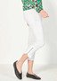Verge Acrobat Rivet Pant (#9322) in WHITE