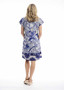 Orientique Reversible S/S Shift Dress in AVIGNON  Print (#71000)