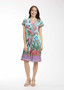 Orientique EZY Fit Cotton dress in PROVENCE Print (#61028)