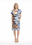 Orientique Cotton Patchwork Dress in NANJING Print (#61063)