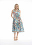 Orientique S'less Cotton Midi Layer Dress in GORDES Print (#21862)