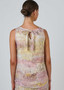 Naturals by Olibe et Julie HI-LOW Print top in JARDIN Print (#GA506)