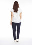 Cafe Latte CLM576 Tee with EYELET Trim