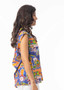 Orientique Cotton Cami Top with Collar in DILLI Print (#32446)
