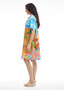 Orientique Cotton Boxy Collar Dress in PARK GUEL Print (#21885 P)