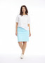 Cafe Latte CLM165 Jeans Skirt - OCEAN