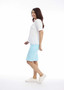 Cafe Latte CLM165 Stretch Cotton Jeans Skirt - OCEAN