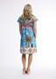 Orientique Cotton Patch Dress in CASABLANCA Print (#21867)