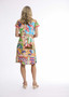 Orientique Cotton Patchwork Dress in GARNIERS Print (#21845)