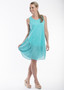 Bubble Dress in AQUA