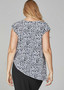 Lou Lou Australia Barbara Top In Black Leopard Print BACK view