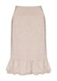KATY FRILL SKIRT  IN LINEN